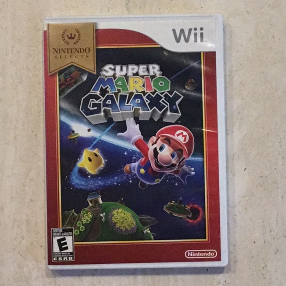 Super Mario Galaxy Wii Game Nintendo Selects Complete In Box - Picture 2 of 9